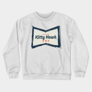 Kitty Hawk, NC Summertime Vacationing Bowtie Sign Crewneck Sweatshirt